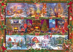 SCHMIDT Puzzle Christmas Greetings 1000 pieces