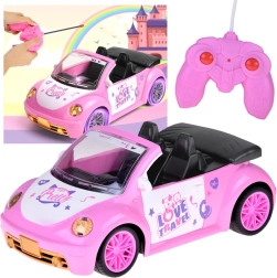 Roosa kaugjuhitav kabrio nukule