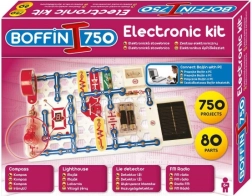 Elektroniline ehituskomplekt Boffin I 750 – 750 projekti ja 80 komponenti