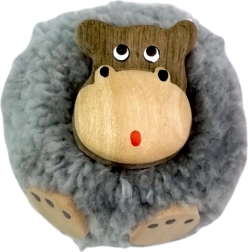 2Kids Toys puidust magnet pomponiga – jõehobu