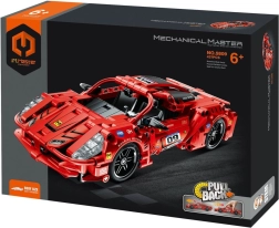 Tagasikeritava mehhanismiga võidusõiduauto ehituskomplekt, 437 juppi