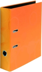 A4 laminated lever arch file 7 cm NEO COLORI orange