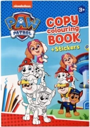 Värviraamat ja kleepsud PAW PATROL – A4 formaat