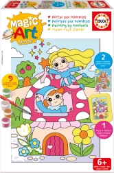 Educa paint by numbers fantasy – kit for kids