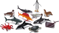 Faunica merede ja ookeanide loomad – 12-figuuri komplekt