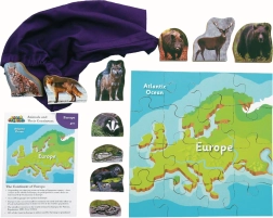 Europe and Its Animals Wooden Puzzle