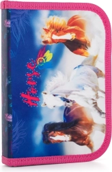 OXYBAG single-compartment school pencil case – Horse