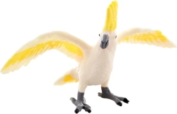 Plastic figure cockatoo parrot