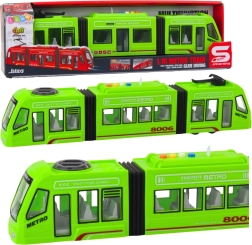 Roheline metroo 1:16 avanevate ustega, tulede ja helidega
