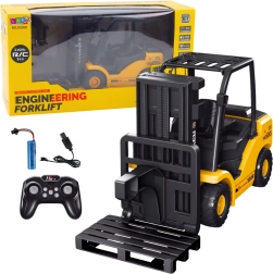 Kaugjuhtimisega RC tõstuk 2.4GHz kollane