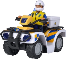 Smoby Tuletõrjuja Sam politsei-ATV koos Malcolmi figuuriga