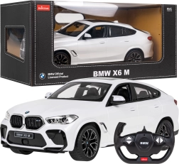 Rastar BMW X6 M 1:14 RC auto kaugjuhtimisega 2,4 GHz – Valge