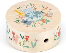 Vilac puidust cajón Maailma loomad