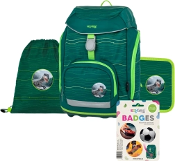 4-osaline koolikomplekt OXY Sherpy green pro 1.–3. klassile