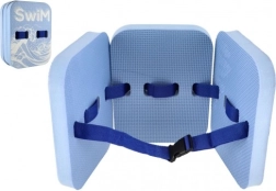 Swimming belt and kickboard for children, foam, blue