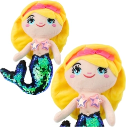 Plush Mermaid with Glittery Tail 30 cm