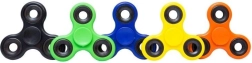 Kolmeharuline fidget spinner 7,5 cm, värvivalik - 1 tk