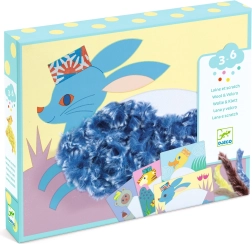 Djeco loovkomplekt Wool & Velcro – kleepuv