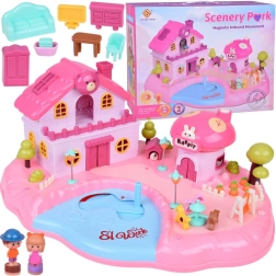 Interaktiivne magnetiline majake SCENERY PARK valguse ja helidega