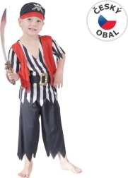 Carnival pirate costume for children 92-104 cm