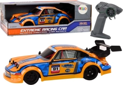 RC car 1:16 with rubber wheels for drifting – orange