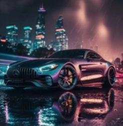 Teemantmaali komplekt Mercedes‑Benz 30 × 40 cm