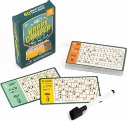 Professor Puzzle Happy Camper logic puzzles – set of reusable cards