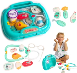 Woopie arstimängu kohver väikestele arstidele valguse ja heliga