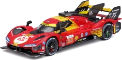 Bburago Ferrari 499P metallmudel 1:43 – 24h Le Mans 2024 võitja kaitsekarbis