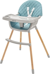 Söögitool Baby Mix Freja puidust, summutatud roheline