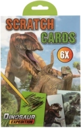 Kraabitavad pildid dinosaurused – komplekt 6 kaarti 21 × 14 cm