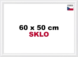 Plastist pusleraam 60x50 cm, valge