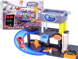 Kahekorruseline autopesula voolava vee, liftiga ja efektidega