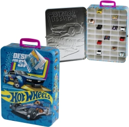 Alumiiniumist HOT WHEELS kohver 50 väikesele autole