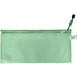 Green Zip Envelope DL