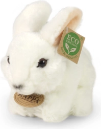 Valge plüüsjänku 18 cm ECO-FRIENDLY