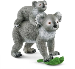 Schleich wild life koala ema koos pojaga