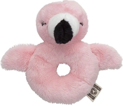Plush rattle flamingo Nature Planet