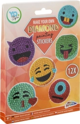 Teemantkleepsud puuviljad GRAFIX, komplekt 12 tk
