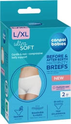 Canpol babies rasedus- ja sünnitusjärgsed aluspüksid 2-ühes L/XL – 2 tk