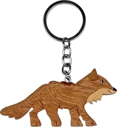 Large Wooden Fox Keychain – 2Kids Toys