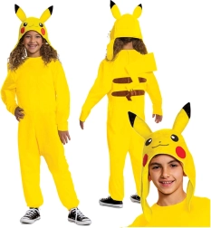 Laste kostüüm POKEMON Pikachu kigurumi 127–136 cm (7–8 aastat)