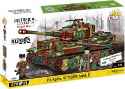 COBI Building Set Pz.Kpfw. VI Tiger Ausf. E – 1:35 scale tank, 870 bricks