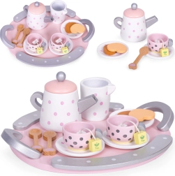 Puidust teeserviis 15 osa ECOTOYS