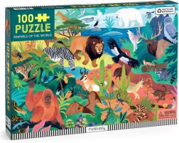 Mudpuppy Puzzle Animals of the World 100 Pieces