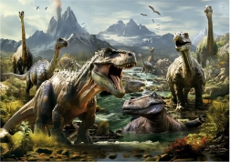 Educa Puzzle Raging Dinosaurs 1000 Pieces