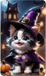 Teemantmosaiik - Halloween'i kassipoeg