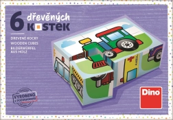 Puidust klotsid Transport – 6 klotsi