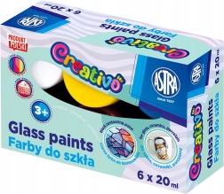 ASTRA CREATIVO Glass Paints 6×20 ml