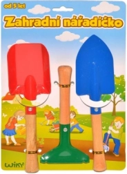 Laste metallist aiatööriistad 3 tk